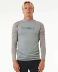 Men Rash Guards Shock Uv Long Sleeve Rash Guard Rip Curl - 1