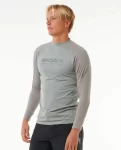 Men Rash Guards Shock Uv Long Sleeve Rash Guard Rip Curl - 2