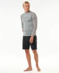 Men Rash Guards Shock Uv Long Sleeve Rash Guard Rip Curl - 4