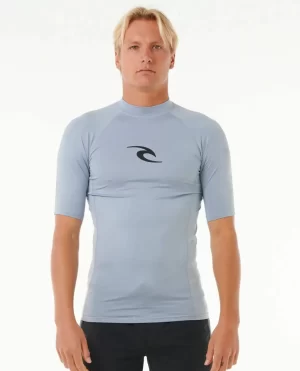 Men Rash Guards Waves Uv Short Sleeve Rash Guard Rip Curl - 1