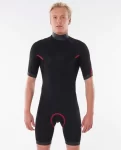 Men Rip Curl Dawn Patrol 2/2 Chest Zip Wetsuit Spring Springsuits - 2