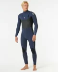 Men Rip Curl Dawn Patrol 4/3 Chest Zip Wetsuit Fullsuits - 3