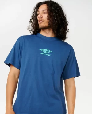 Men Rip Curl Douple Ups Tee Tees & Tanks - 1
