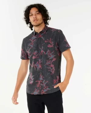Men Rip Curl Heritage Floral Short Sleeve Shirt Shirts & Flannels - 1