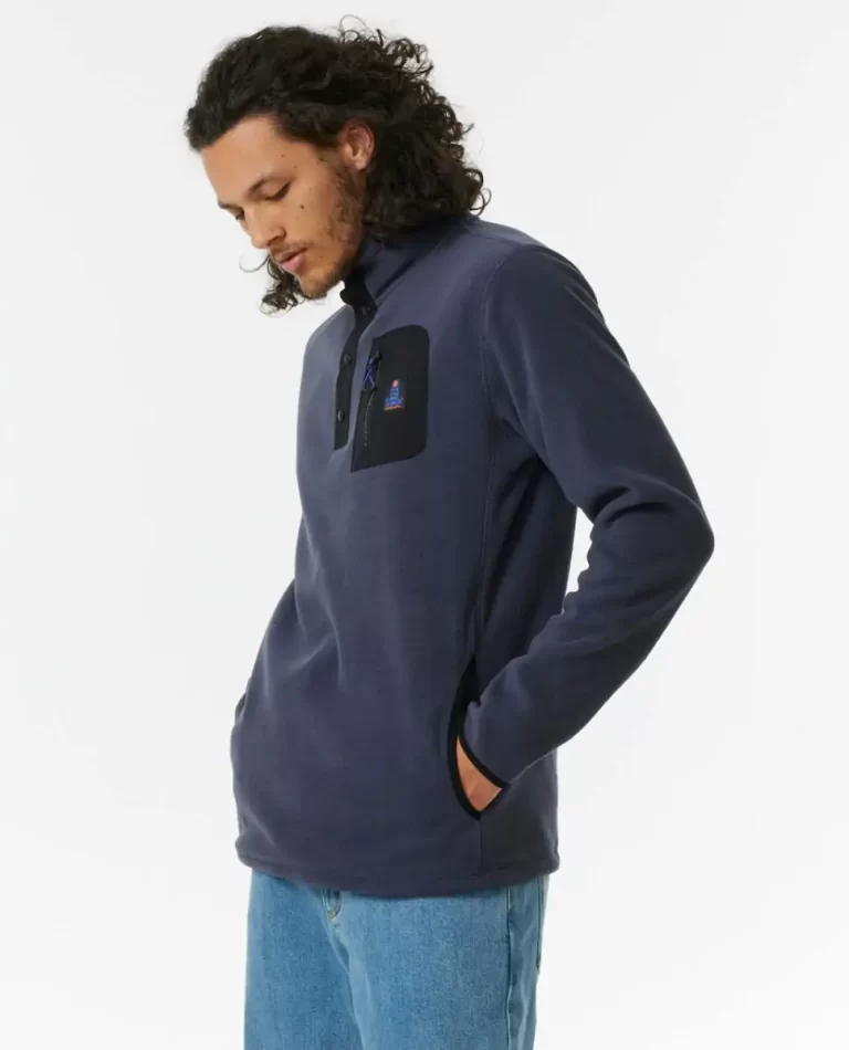 Men Rip Curl Hoodies & Fleece Search Polar Fleece Crew - 2
