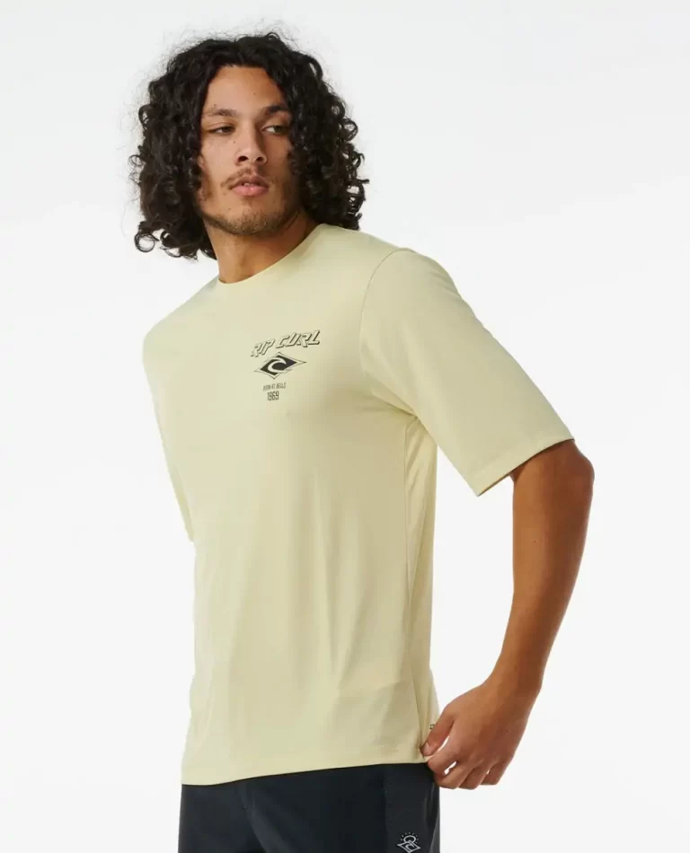 Men Rip Curl Icons Surflite Uv Short Sleeve Rash Guard Rash Guards - 2
