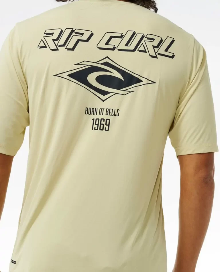 Men Rip Curl Icons Surflite Uv Short Sleeve Rash Guard Rash Guards - 5