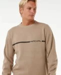 Men Rip Curl Search Dosed Crew Hoodies & Fleece - 1