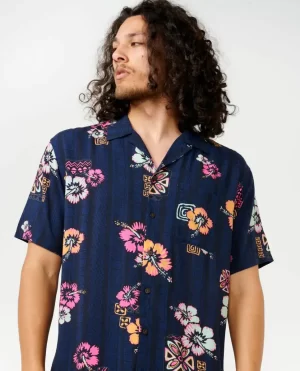 Men Rip Curl Shirts & Flannels Hoffman Short Sleeve Shirt - 1