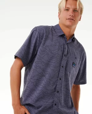 Men Rip Curl Shirts & Flannels Search Short Sleeve Shirt - 1