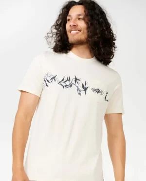 Men Rip Curl Tees & Tanks Heritage Diamond Pano Tee - 1