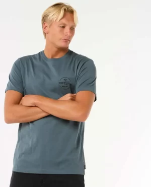 Men Rip Curl Tees & Tanks Staple Tee - 1