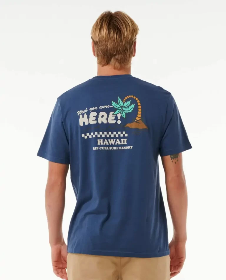 Men Rip Curl Wish You Were Here Desto Tee Tees & Tanks - 3