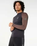 Men Search Upf Performance Long Sleeve Rash Guard Rip Curl Rash Guards - 1