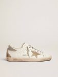 Men Super-Star Golden Goose Men's Super-Star With Silver Heel Tab And Lettering - 1