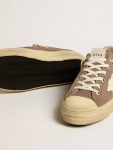 Men V-Star In Dove-Gray Suede With White Nappa Leather Star Golden Goose V-Star - 3
