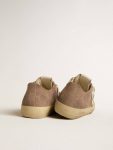 Men V-Star In Dove-Gray Suede With White Nappa Leather Star Golden Goose V-Star - 4