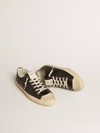 Men V-Star Men's V-Star In Black Nappa Leather With A Black Leather Star Golden Goose - 2