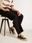 Men V-Star Men's V-Star In Black Nappa Leather With A Black Leather Star Golden Goose - 3