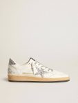 Men’s Ball Star Wishes In Nappa Leather With Glitter Star And Heel Tab Ball Star Men Golden Goose - 2