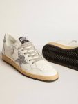 Men’s Ball Star Wishes In Nappa Leather With Glitter Star And Heel Tab Ball Star Men Golden Goose - 4