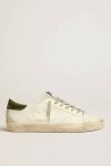 Men’s Bio-Based Super-Star With Perforated Star And Green Heel Tab White Super-Star Golden Goose Men - 1