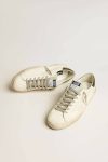 Men’s Bio-Based Super-Star With Perforated Star And Green Heel Tab White Super-Star Golden Goose Men - 2