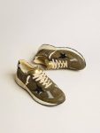 Men’s Dad-Star In Suede And Mesh With Black Leather Star And Heel Tab Golden Goose Dad-Star Men - 2