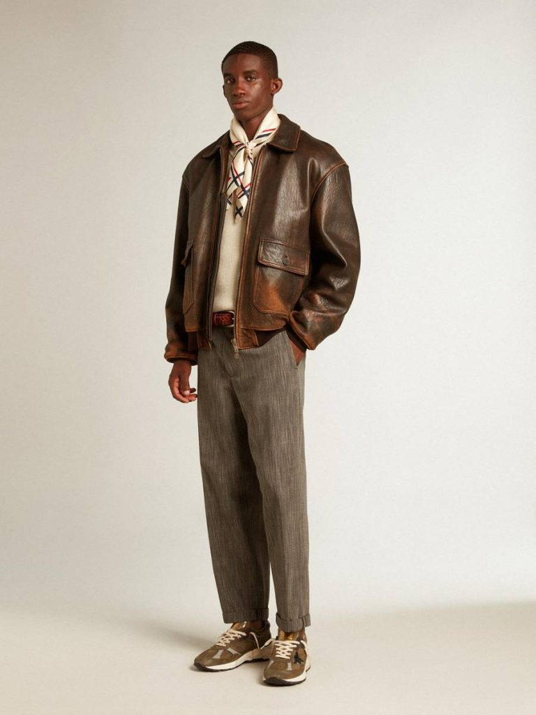 Men’s Dad-Star In Suede And Mesh With Black Leather Star And Heel Tab Golden Goose Dad-Star Men - 3