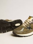 Men’s Dad-Star In Suede And Mesh With Black Leather Star And Heel Tab Golden Goose Dad-Star Men - 4