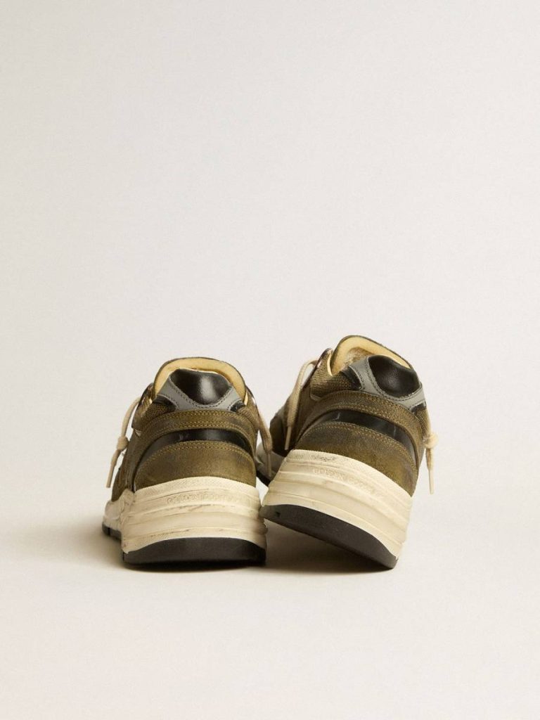 Men’s Dad-Star In Suede And Mesh With Black Leather Star And Heel Tab Golden Goose Dad-Star Men - 5