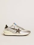 Men’s Marathon With Silver Ripstop Nylon Upper And Black Star Men Golden Goose Marathon - 1