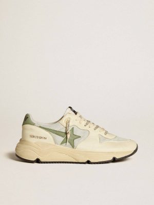 Men’s Running Sole Ltd In Nylon And Nappa With Nubuck Star And Heel Tab Golden Goose Men Running Sole - 1