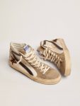 Men's Slide With Leopard Print Pony Skin Star And Black Flash Men Slide Golden Goose - 2
