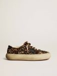 Men's Space-Star In Leopard Print Pony Skin With Black Star And Heel Golden Goose Space-Star Men - 1