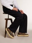 Men's Space-Star In Leopard Print Pony Skin With Black Star And Heel Golden Goose Space-Star Men - 3