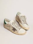 Men's Super-Star In Light Silver Mesh With Gray Star Golden Goose Men Super-Star - 2