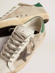 Men's Super-Star In Light Silver Mesh With Gray Star Golden Goose Men Super-Star - 4