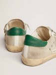 Men's Super-Star In Light Silver Mesh With Gray Star Golden Goose Men Super-Star - 5