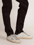 Men's Super-Star With Suede Star And Blue Heel Tab Golden Goose Men Super-Star - 3
