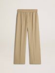 Men's Travertine-Colored Joggers Jeans & Pants Men Travertine Golden Goose - 1
