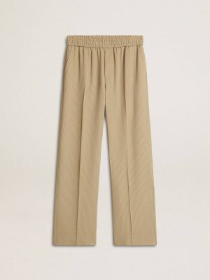 Men's Travertine-Colored Joggers Jeans & Pants Men Travertine Golden Goose - 1