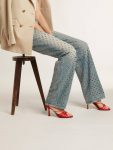 Nico High Heel Sandals In Red Nappa Leather With Gold Chain Sandals Women Golden Goose - 3