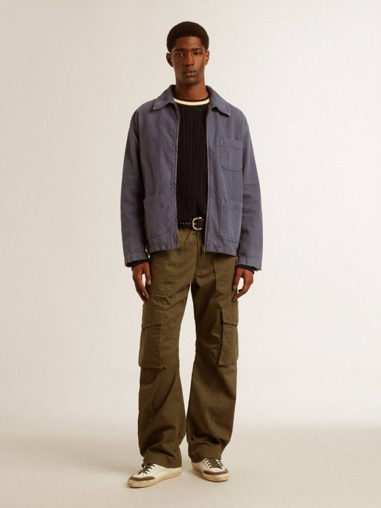 Olive Green Cargo Pants Jeans & Pants Olive Green Golden Goose Men - 3