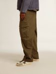 Olive Green Cargo Pants Jeans & Pants Olive Green Golden Goose Men - 4
