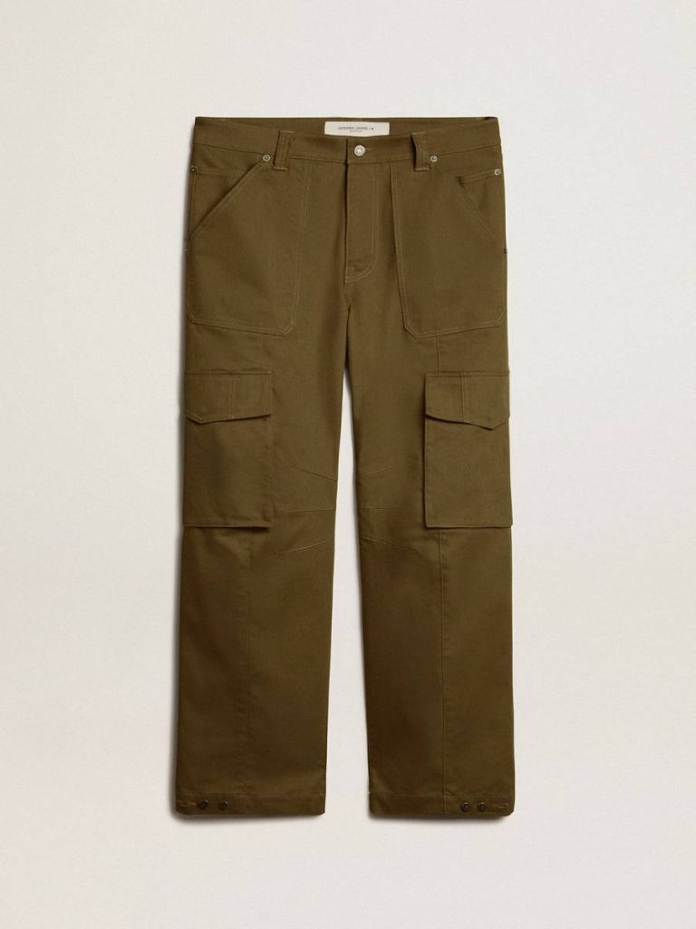 Olive Green Cargo Pants Jeans & Pants Olive Green Golden Goose Men - 1