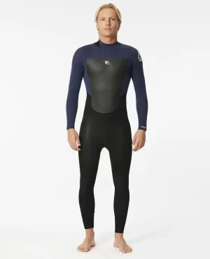 Omega 3/2 Back Zip Wetsuit Rip Curl Men Fullsuits - 1
