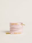 Pink Golden Goose Laces Pink Cotton Laces With Contrasting Gold-Colored Logo Women - 1