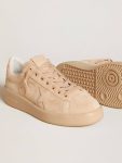 Purestar Golden Goose Women Purestar In Suede With Suede Star And Light Pink Leather Heel Tab - 3