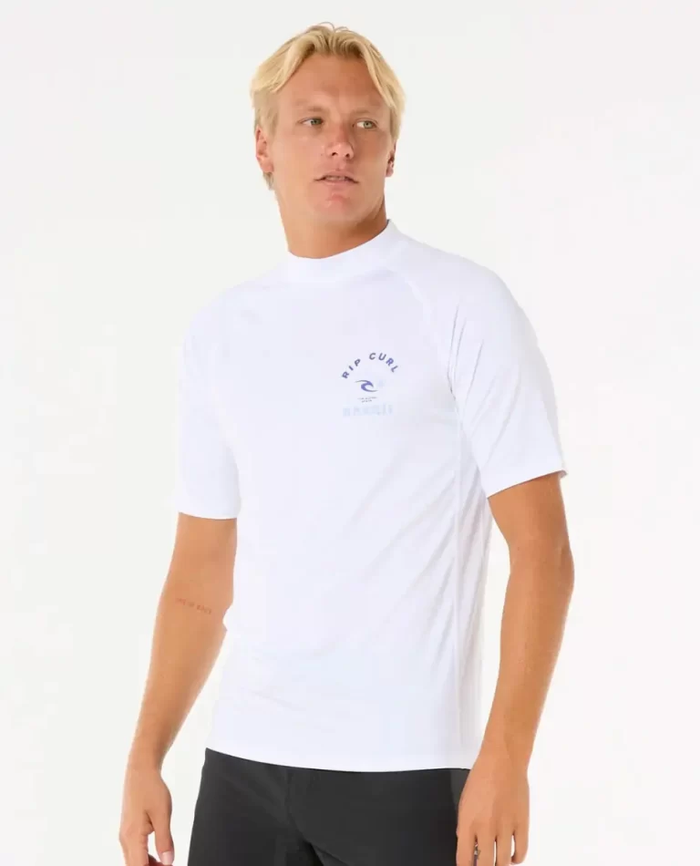 Rash Guards Island Vibe Upf Short Sleeve Rash Guard Rip Curl Men - 2